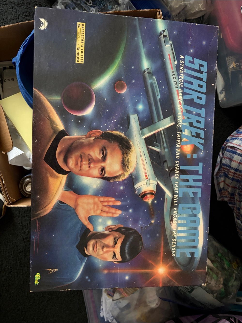 Star Trek: The Game Board Game - Blue Space Artwork